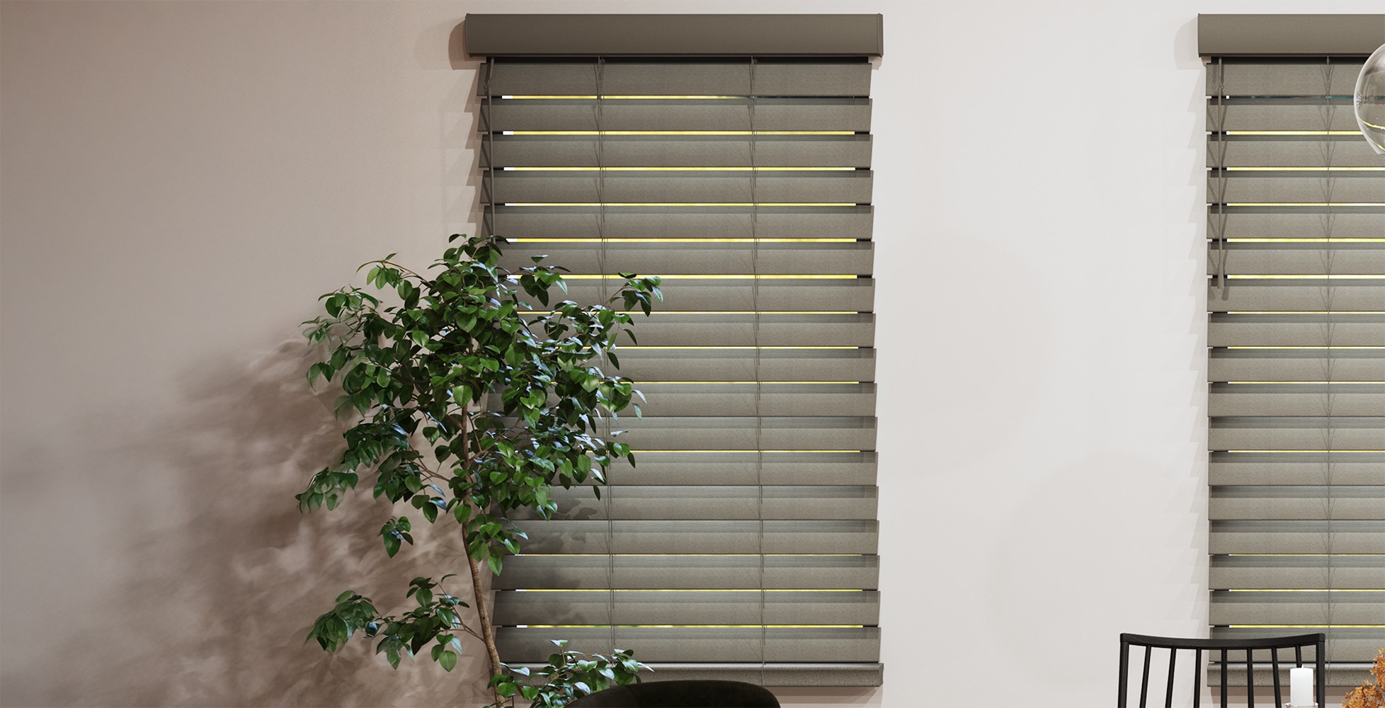 2 1/2 Inch Faux Wood Blinds